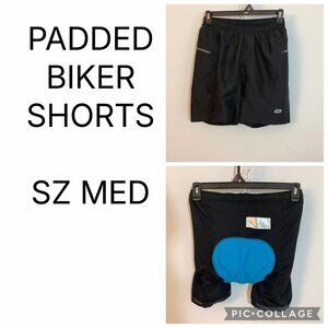 Padded Biker Shorts Black Medium